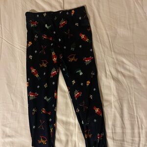 Playful Holiday Print Kids Leggings